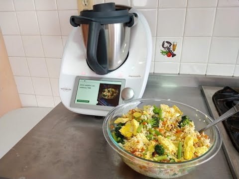 ARROZ ASIÁTICO CON VERDURAS en 30 min con THERMOMIX TM6 delicioso!!!!