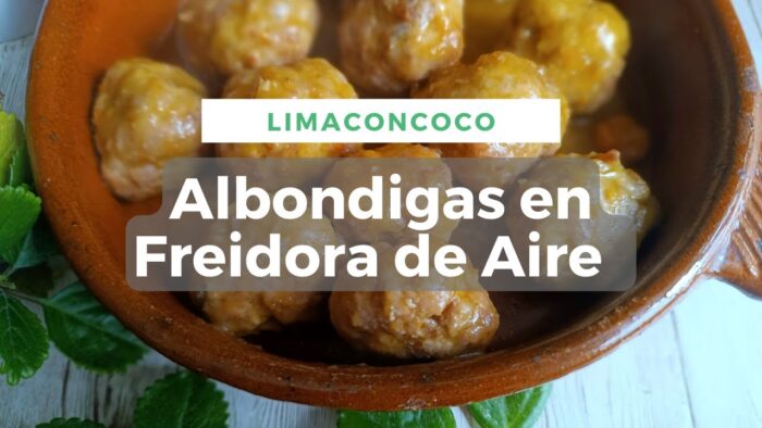 ✅ Albóndigas en Freidora de Aire Lidl, ricas, jugosas y sin aceite! Te encantaran 😍