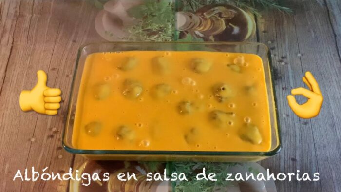 Albóndigas en Salsa de ZANAHORIAS ( con Thermomix )
