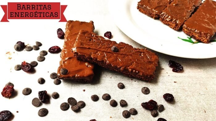 BARRITAS ENERGÉTICAS de avena, chocolate y arándanos (con Thermomix muy fácil )