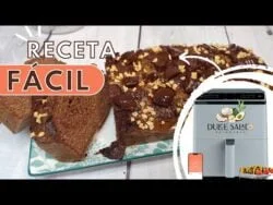 Bizcocho de chocolate SIN HARINA en Freidora de aire DUAL BLAZE