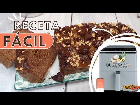 Bizcocho de chocolate SIN HARINA en Freidora de aire DUAL BLAZE