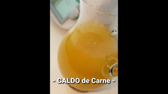 CALDO de Carne con THERMOMIX. Caldo de Ternera