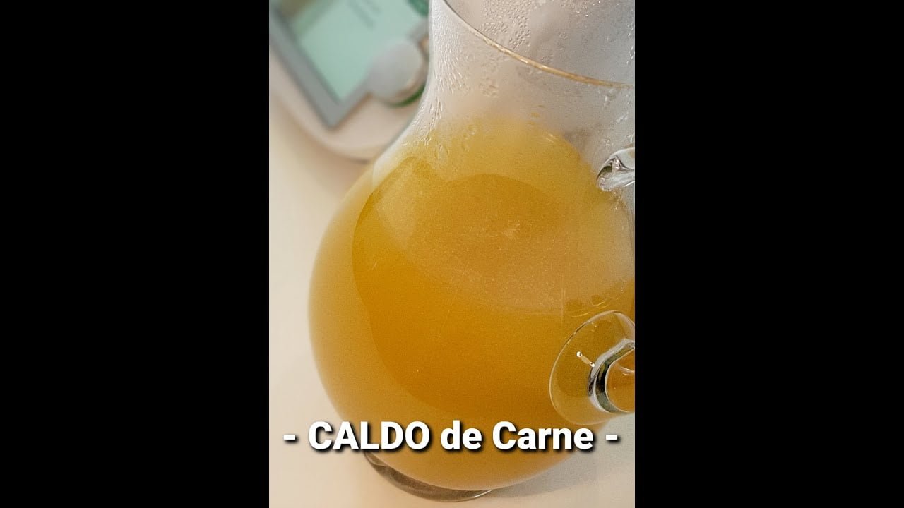 CALDO de Carne con THERMOMIX. Caldo de Ternera recetástico