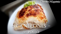 CANELONES de Pollo o sobra de cocido con THERMOMIX