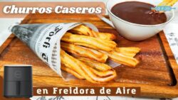 🤩 CHURROS CASEROS en FREIDORA de AIRE – Crujientes y Deliciosos ¡TE SORPRENDERÁN! 😲