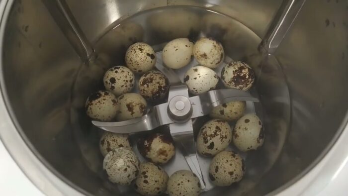 COMO COCER y PELAR HUEVOS de CODORNIZ con THERMOMIX