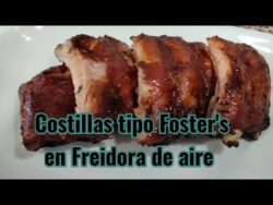 COSTILLAS TIPO FOSTER'S en FREIDORA de AIRE #airfryer