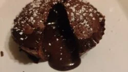 COULANT O VOLCÁN DE CHOCOLATE! EN FREIDORA DE AIRE! MUERTE POR CHOCOLATE!