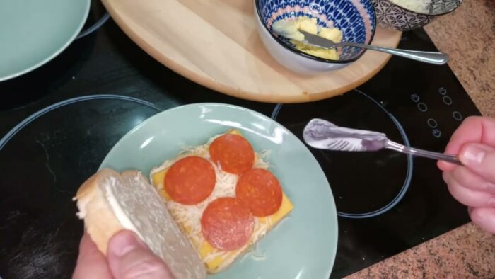 Cena rápida en freidora de aire#airflyer#aigostar#queso#chesse#panbimbo#cenasfaciles#
