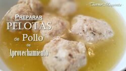 Cómo PREPARAR Pelotas o Albóndigas, de APROVECHAMIENTO de pollo con THERMOMIX.