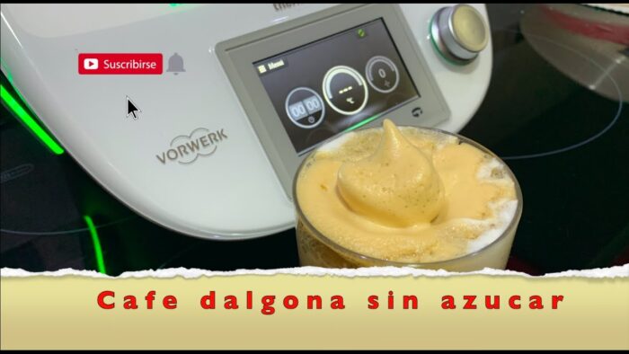 Como hacer Cafe dalgona con thermomix (Dalgona Coffee),  (Cafe Espumoso) sin azúcar