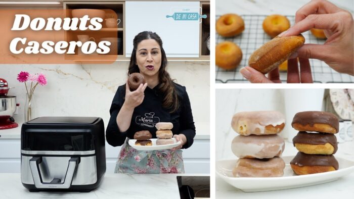 🤩 Cómo hacer Donuts ¡PERFECTOS! en tu Freidora de Aire + Review NUEVA Cecofry Dual 9000 de @cecotec