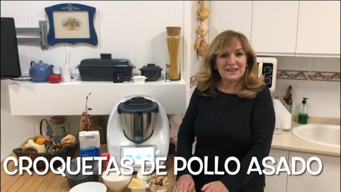 Croquetas de pollo asado con Thermomix/ Receta de Justa Molina @JustaMolinaThermomix