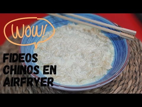 FIDEOS CHINOS EN FREIDORA DE AIRE. #airfryer #freidoradeaire