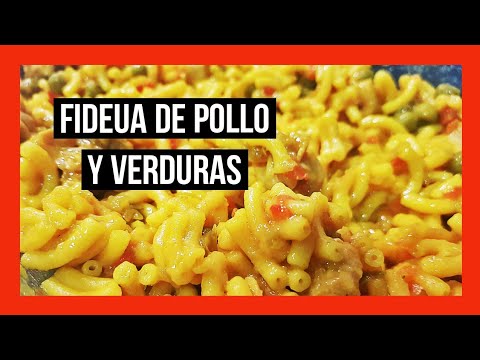 FIDEUA de pollo y verduras con THERMOMIX !!! 🤤🤤🤤