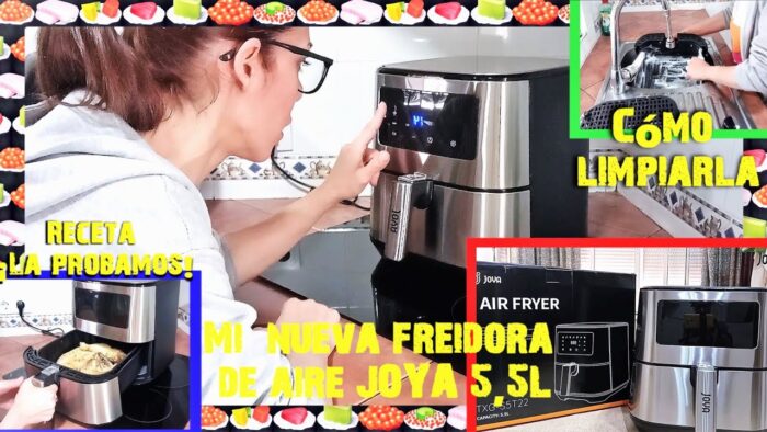 FREIDORA DE AIRE | Freidora de aire JOYA 5'5L | Receta en freidora de aire /Air fryer ¡Así funciona!