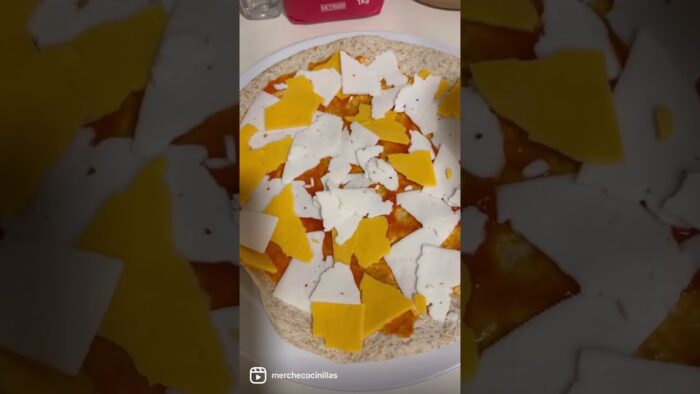Fajipizza 6’ a 180º en freidora de aire