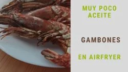GAMBONES SALVAJES sin aceite en FREIDORA DE AIRE / MARISCO cocinado en #AIRFRYER (Receta 2022)