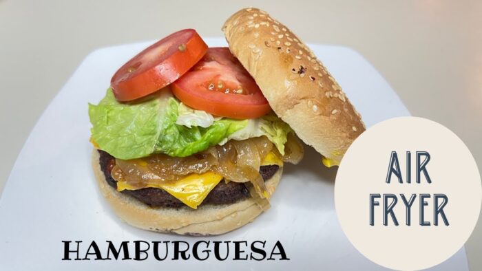 ✅ HAMBURGUESAS EN FREIDORA DE AIRE 🍔
