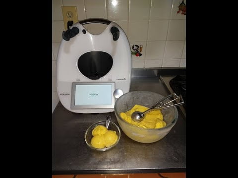HELADO RÁPIDO DE MANGO con THERMOMIX TM5 y TM6