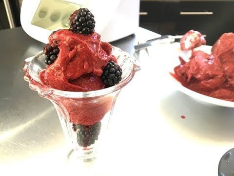 Helado ligero de moras con Thermomix® – #tm6  #tm5  #tm31