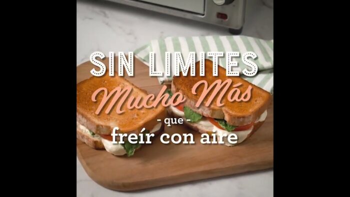 Horno Eléctrico Oster con función Freidora de Aire – Videoreceta Sandwich Margarita