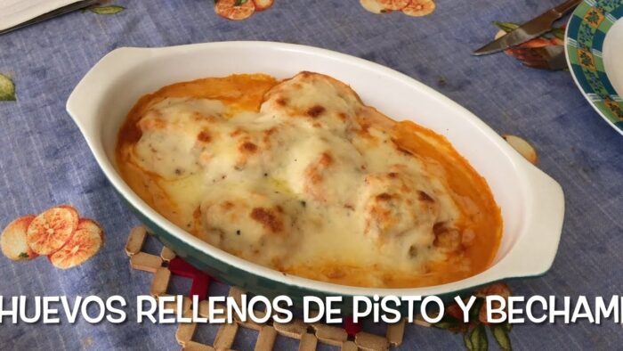 Huevos rellenos de pisto y bechamel  con Thermomix/ Receta de Justa Molina @JustaMolinaThermomix