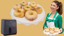 ✅ La MEJOR RECETA de DONUTS 🍩 glaseados en Freidora de Aire / Cosori Dual Blaze Air Fryer