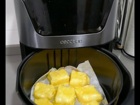 Leche frita en freidora de aire