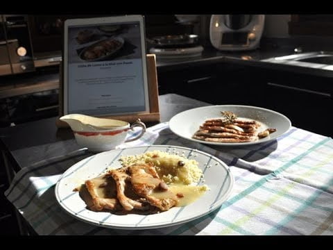 Lomo con salsa y pasas con Thermomix® y Hestan Cue™ – TM6 TM5 TM31