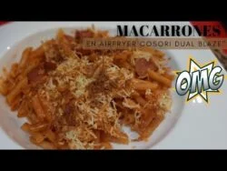 MACARRONES EN FREIDORA DE AIRE COSORI DUAL BLAZE