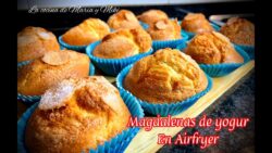 MAGDALENAS de yogur en FREIDORA DE AIRE 😋