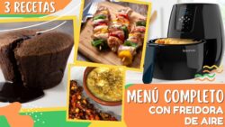 MENÚ COMPLETO 🤩​ con FREIDORA DE AIRE | Descubre GENIALES IDEAS para cocinar con AIRFRYER 😱