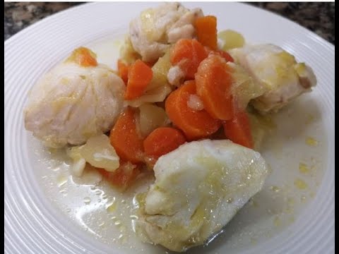 Merluza con Patatas con Thermomix, Sin Gluten.