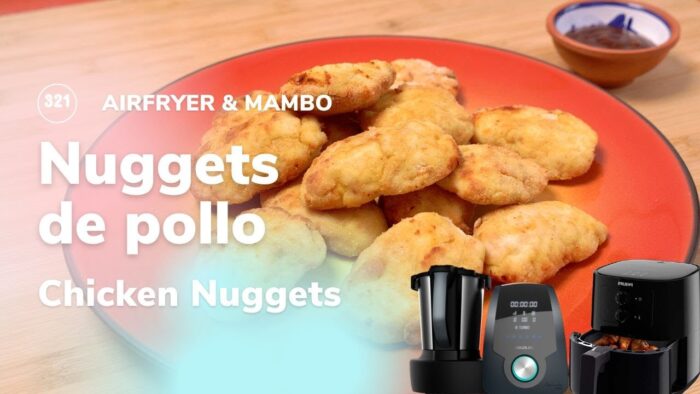 NUGGETS DE POLLO CASEROS en #airfryer  🍴. Receta en FREIDORA DE AIRE 🔥💨