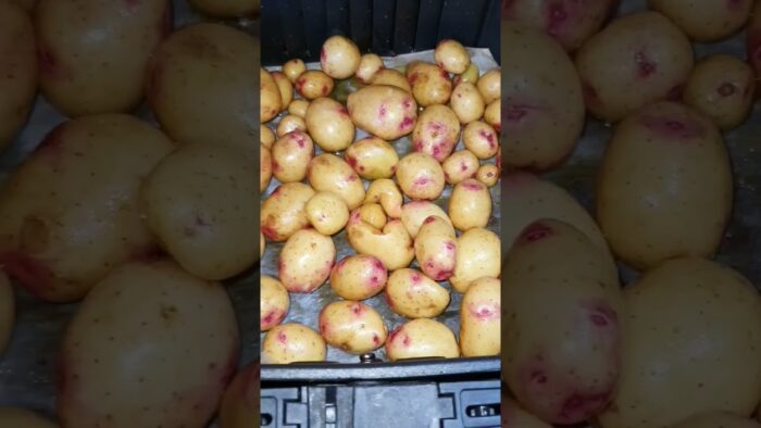 PAPAS ARRUGADAS CANARIAS en la freidora de aire súper rápidas y fáciles 😱