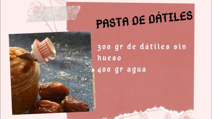 PASTA DE DÁTILES CON THERMOMIX