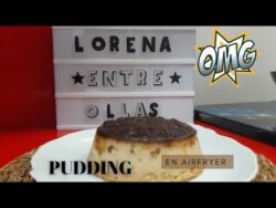 PUDDING EN FREIDORA DE AIRE