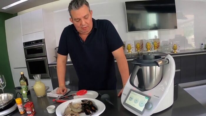 Paella Mixta con Thermomix + Hestan Cue