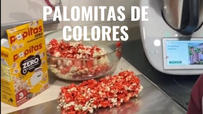 Palomitas de maíz con caramelo con Thermomix