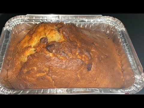 Pan de plátano | Cómo hacer pan de plátano en freidora de aire | Panqué de plátano