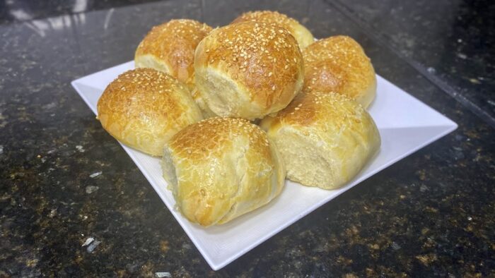 Pan relleno de Queso y Ajo en freidora de aire