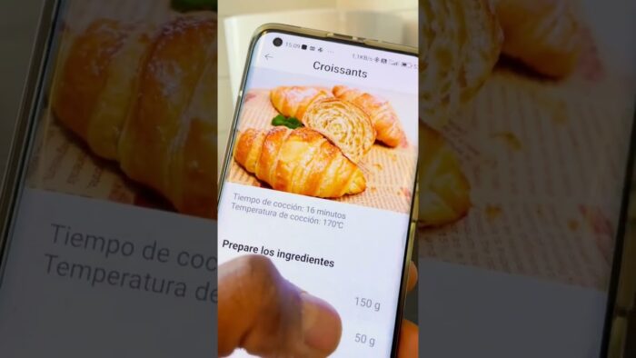 Panecillos para el desayuno en la freidora de aire de Xiaomi #shortvideo ￼