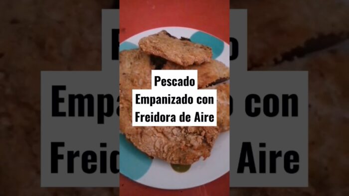 Pescado Empanizado en freidora de aire #recetasaludable #recetasdepescado #freidoradeaire #recetas
