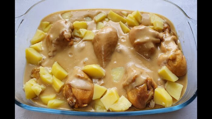 Pollo a la cerveza negra con Thermomix