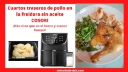✅Pollo en la freidora de aire caliente COSORI. ¡Más ricos que en el horno y menos tiempo!