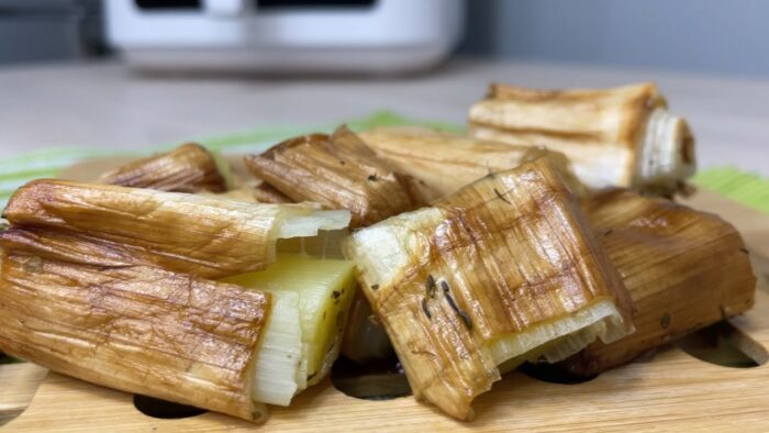Puerros Asados en Freidora de Aire 🥒