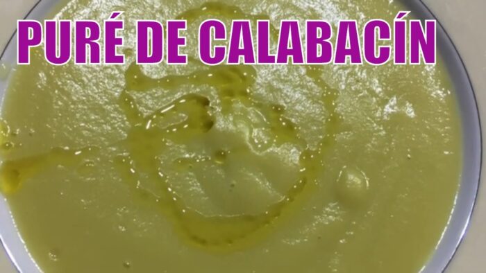 Puré de calabacín con Thermomix / Crema de Calabacín