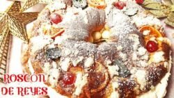 RECETA ROSCÓN DE REYES FÁCIL relleno de Nata con Thermomix